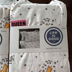 Life Is Good Old Vintage WINNIE THE POOH Sheet Set